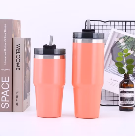 Hot Style Hot Selling 20oz Stainless Steel Double Wall Vacuum Thermos Flask Simple Portable Large Capacity Sippy Cup